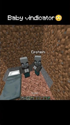 Minecraft baby vindicator #minecraft #vindicator