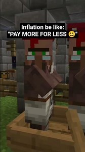 Inflation in Minecraft | #minecraft #inflation #gaming