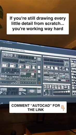 ArchiBundle on Instagram: "Want to draft smarter in AutoCAD? 👇 Comment “BLOCKS” and I’ll DM you the link to my Dynamic AutoCAD Blocks Library! Dynamic Blocks are more than time-savers — they’re a must-have if you want to speed up your workflow and keep your files clean. Here’s what they can do: ✅ Instantly switch between top, side & front views ✅ Rotate, stretch, flip, and mirror with zero redrawing ✅ Show multiple design options with visibility states ✅ Adjust sizes with built-in parameters ✅ 