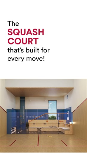 Luxury Squash Court at Club One