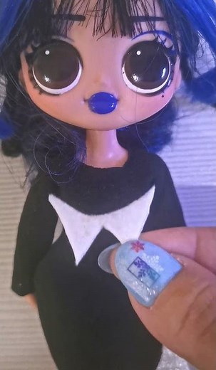 Уэнсдей Аддамс Wednesday Addams Custom LOL OMG doll Jenna Ortega