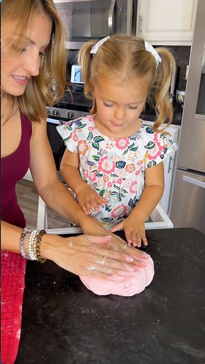 2 ingredient cloud dough This is a fun DIY sensory trick for kids! I make cloud dough using lotion and corn starch. You can add food coloring to make it colorful and also any other lotion or conditioner for an extra smell. | Mama Lo