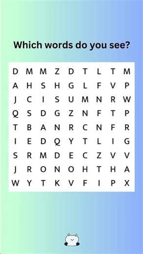 406. Can You Find All The Hidden Words? #quiz #wordpuzzlegame #braingames #wordfinds #wordsearch