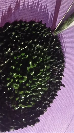 Sunflower Disc Floret 🌻 Part 1 | So Satisfying Texture 😍 #Shorts