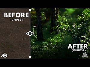 Photo Realistic Forest Generator In Blender | New Update