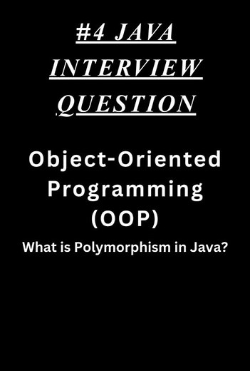 Java Interview Question #14: What is Polymorphism in Java? | Logic Ladder