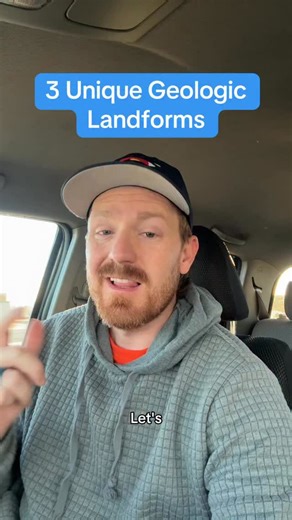 RockCoreyGeo on Instagram: "3 Unique Geologic Landforms #geology #science #earthscience"