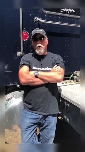 332K views · 15K reactions | Professional truck drivers are calm and in control when there are multiple pressures, like the stress of driving in heavy traffic, backing into super tight spots etc. | Smart Trucking | Facebook