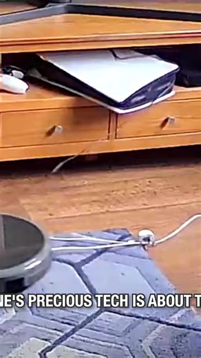 Robot vacuum escapes after breaking PlayStation 🤖 | Now I've Seen Everything