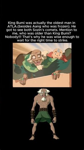 Bumi was the oldest in ATLA.