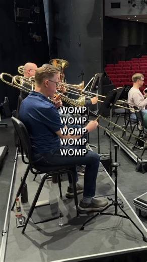 PEI Symphony Orchestra on Instagram: "SPOTTED: Wild trombonists 👀🎶 #orchestra #trombone #trombonist #trumpet #symphony #classicalmusician"
