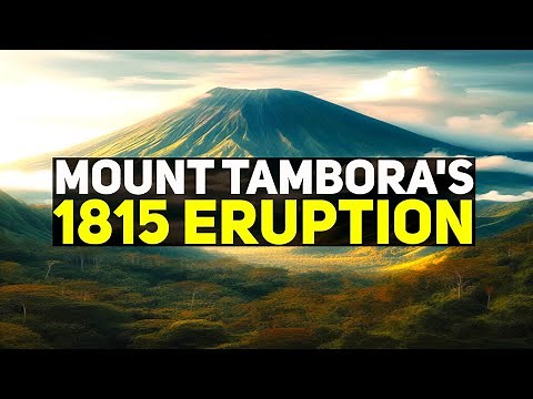 The Massive 1815 Eruption of Mount Tambora & The Global Volcanic Winter It Created