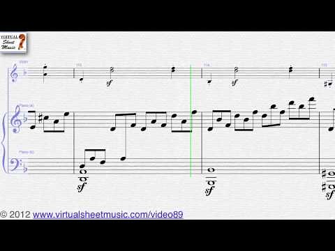 Ludwig Van Beethoven's Sonata Op.24 No.5 "Spring" Sheet Music for Violin and Piano - Video Score