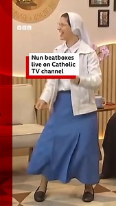 Don’t nobody want nun of this smoke! Beatboxing nun breaks it down during a televised performance 👀 🎥: @bbcnews | Rock The Bells