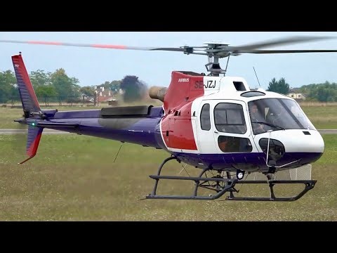 Airbus H125 Landing – Helicopter in Action #aviation #engineering #france