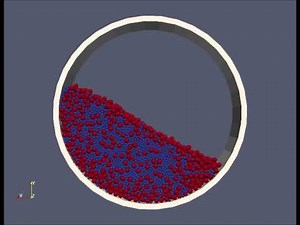 DEM simulation with LIGGGHTS (radial segregation)