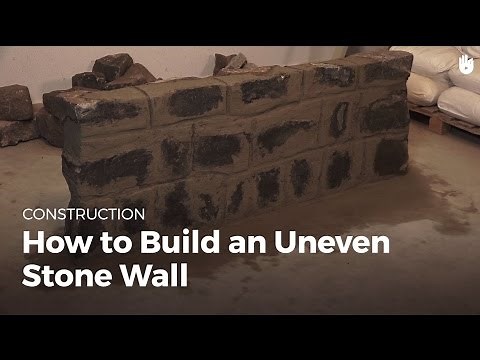 How to Build an Uneven Stone Wall | Masonry
