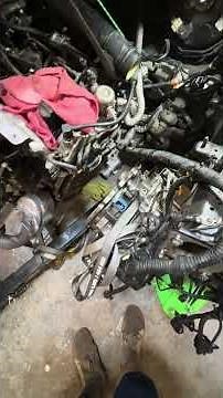 Pulling a Ford Focus transmission without a lift