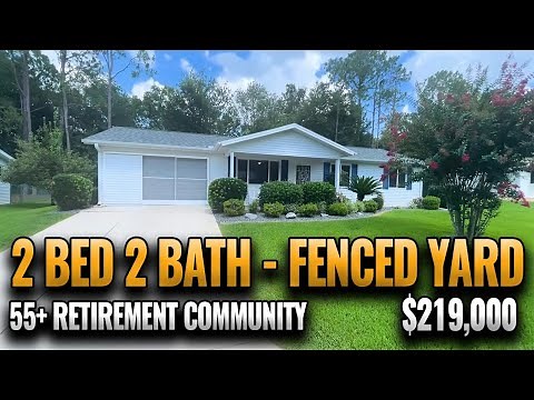 Explore The Beautiful Fenced Yards Of Oak Run Retirement Community In Ocala, Fl