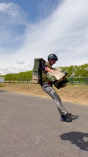 Jamie Stanley Jet Suit: Futuristic Flying Hovercraft