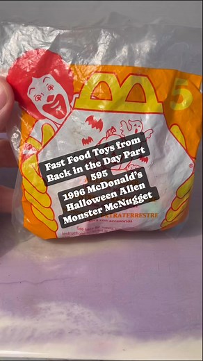 52K views · 1.4K reactions | Love the McNugget Buddies. Fast Food Toys from Back in the Day Part 595 1996 McDonald’s Halloween Alien Monster McNugget #McNuggets #mcdonalds #90sthrowback #90snostalgia #retrotoys #happymeal | CPJ Collectibles | Facebook