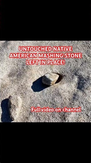 Untouched Native American grinding stones #history #nativeamerican #ancient #artifacts #hiking