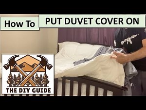 How to Put a Duvet Cover on a Comforter/Duvet | DIY Guide | Ep 9