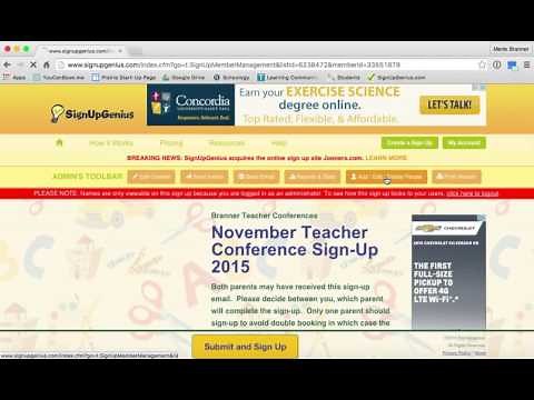 How to delete a signup in SignUpGenius