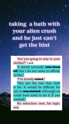 things are about to get real steamy in there 😏 #alienromance