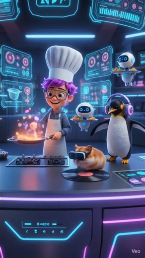 THE FUTURE OF COOKING: 2050 KITCHEN REVEALED! 👨‍🍳🚀 #trending #Viral #Shorts