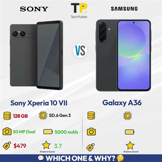 Xperia 10 VII vs Galaxy A36 – Budget Battle!