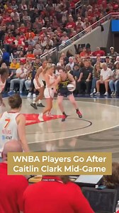 12K reactions · 831 shares | During a heated WNBA game, Indiana Fever’s Caitlin Clark was hit in the face and knocked down by Connecticut Sun’s Jacy Sheldon and Marina Mabrey. The incident escalated when Sophie Cunningham retaliated, leading to a scuffle. | Making The Leap Podcast | Facebook