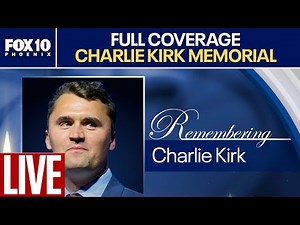 🔴LIVE: Charlie Kirk Memorial | FOX 10 Phoenix
