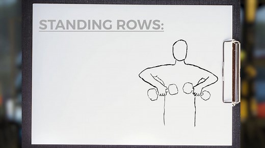 The Process: Standing Rows
