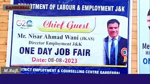 18 reactions | Government of J&K (UT) organized one day job fair mela at Boys Higher Secondry Ganderbal,Nissar Ahmad Wani.Director Employment was chief Guest Report By Dar Mohd Rafi | Sahara Kashmir News | Facebook