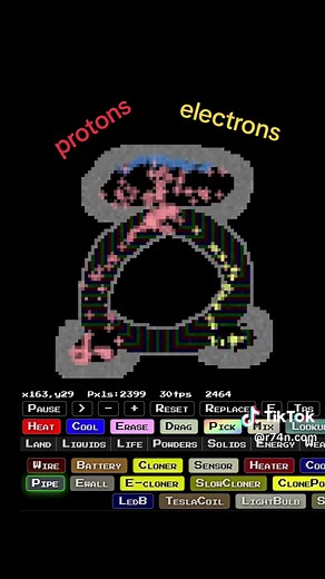 Replying to @leroyboyyy you thought i couldnt 🥱 #sandboxels #browsergame #science #particleaccelerator #physics #schoolgames