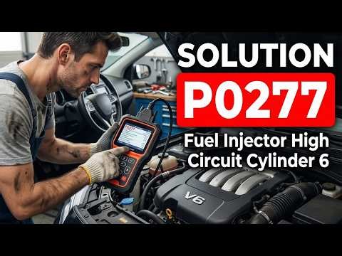HOW TO FIX P0277 OBD II ERROR CODE - Fuel Injector High Circuit Cylinder 6