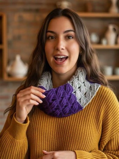 Crochet cowl scarf written pattern #crochet