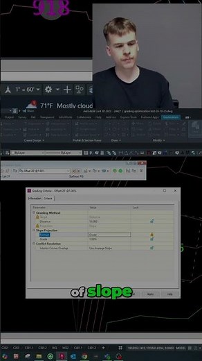 Grading Methods: Distance and Slope Projection Explained #shorts
