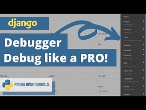 How to Debug Django Application Like Pro | Django Debug Toolbar Installation | PythonHindiTutorials