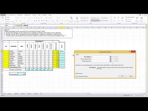 Excel - lekcje klasa 6