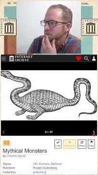 1886 Book: Mythical Monsters