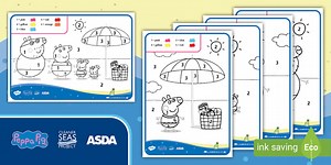 Peppa Pig: Colour by Number