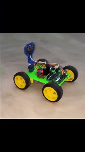 How to make obstacle avoiding car #trending