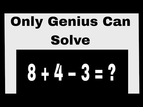 Only Genius Can Solve This Math Puzzle 😱➕➖ comment the Answer evryone