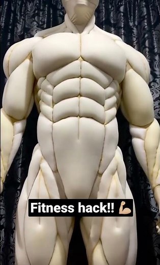 Superhero Muscle Suit!! 🤯🤯🤯 #shorts #musclesuit #cosplay