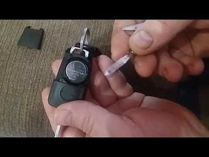 how to change key battery opel vauxhall astra J insignia meriva