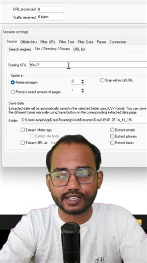 Web Data Extractor ek powerful tool hai jisse aap website ka data easily extract kar sakte ho — bina coding ke 🔥#WebDataExtractor #WebScraping #TechShorts #Shorts #WebsiteData #CyberGita #WebTools #BeginnersGuide | Cyber Gita