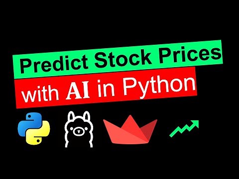 AI Stock Price Prediction Using Large Language Models in Python