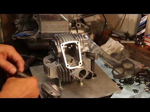 Ducati Desmo Bevel Drive Head Shimming Demo